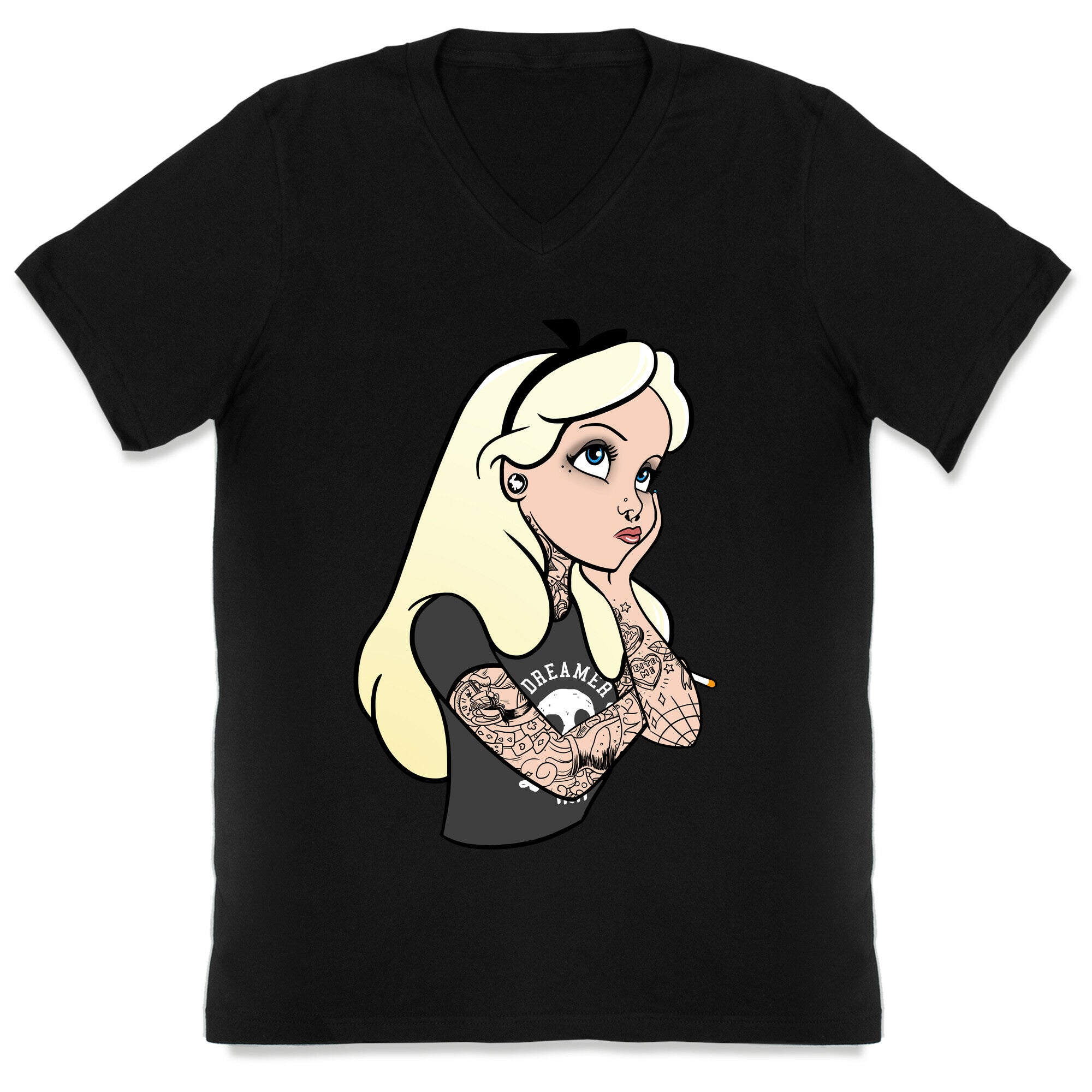 Punk Alice Parody V-Neck