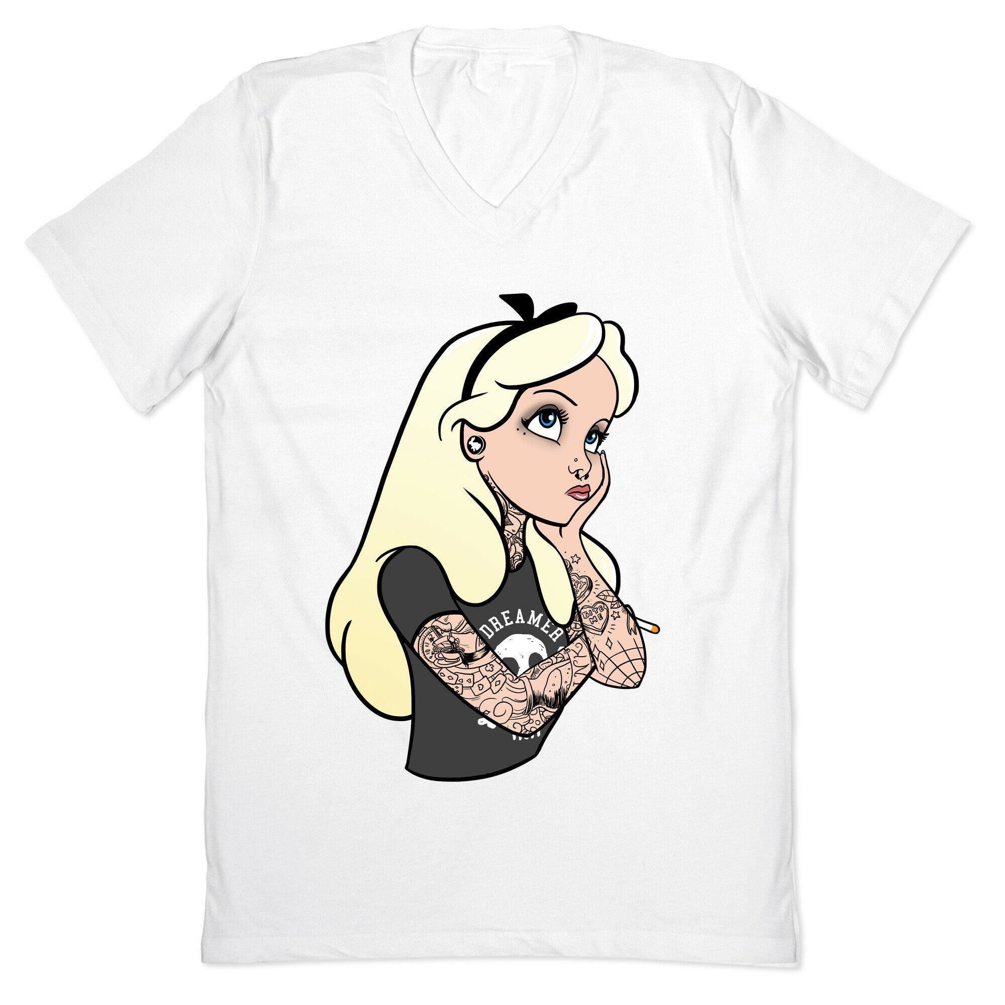 Punk Alice Parody V-Neck