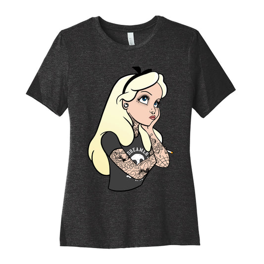 Punk Alice Parody Women's Cotton Tee