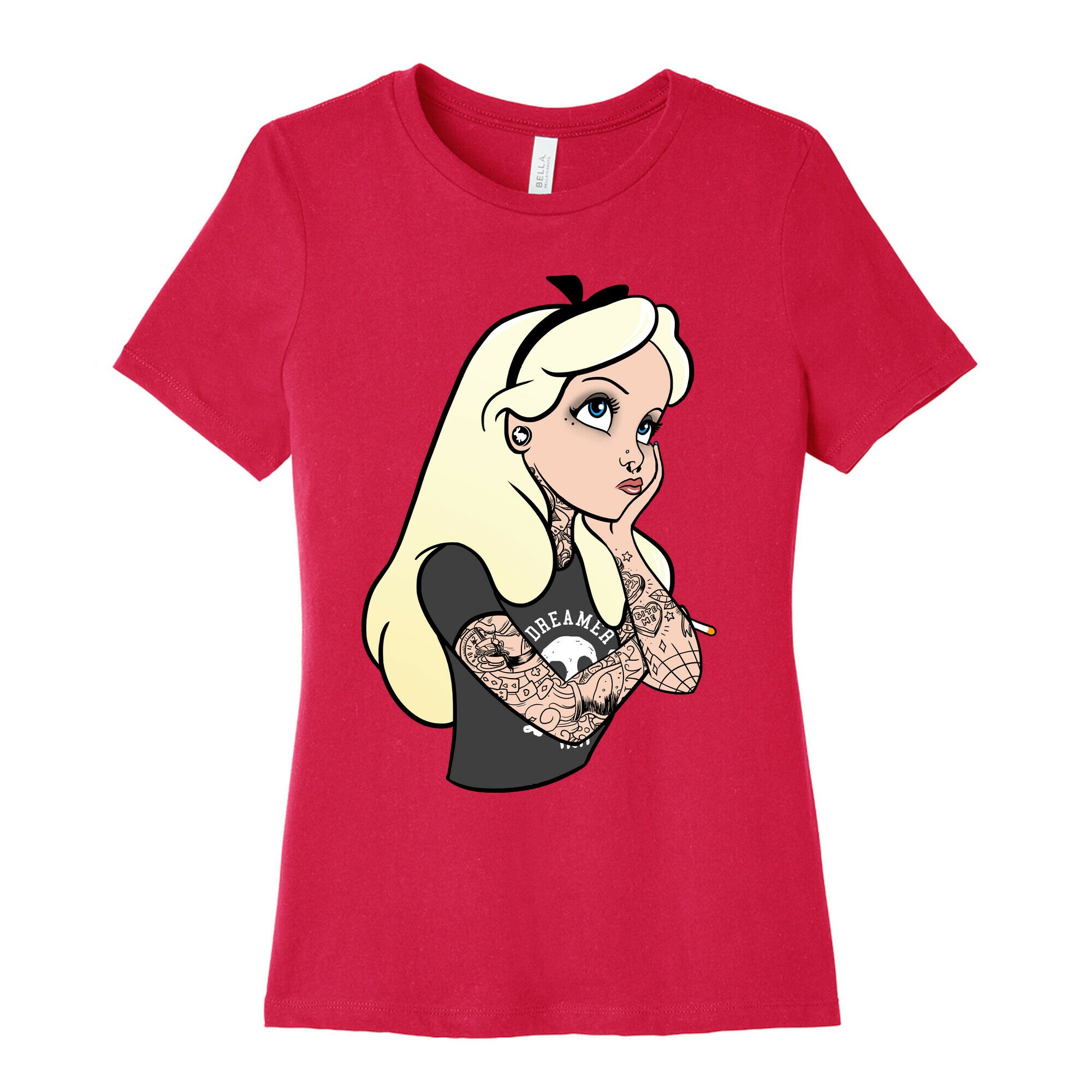 Punk Alice Parody Women's Cotton Tee