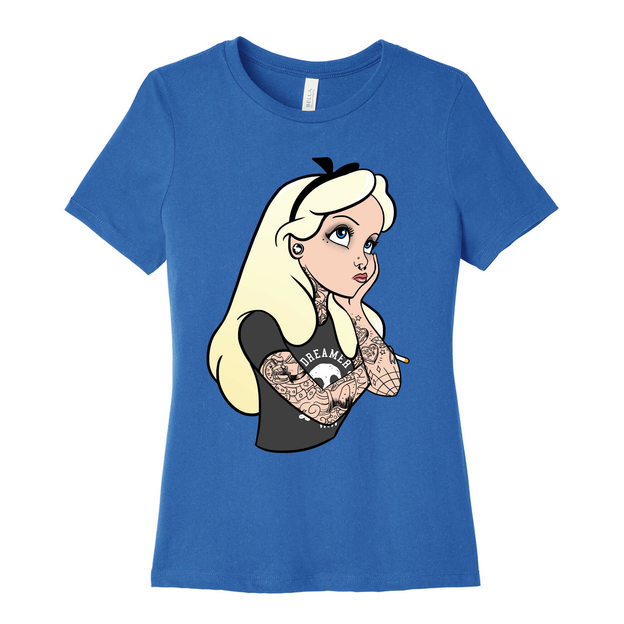 Punk Alice Parody Women's Cotton Tee