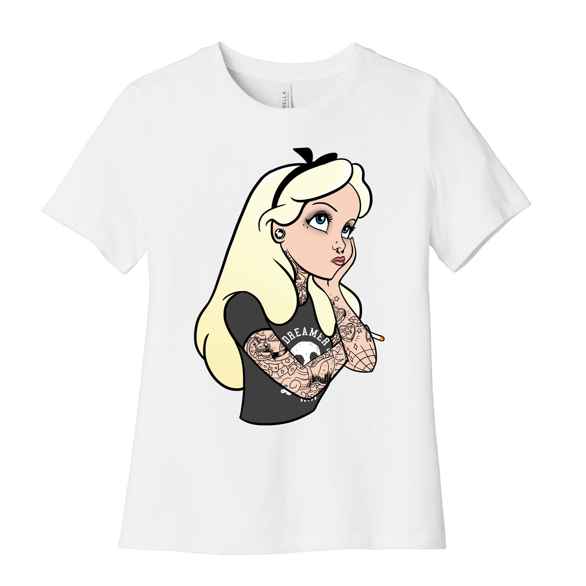 Punk Alice Parody Women's Cotton Tee