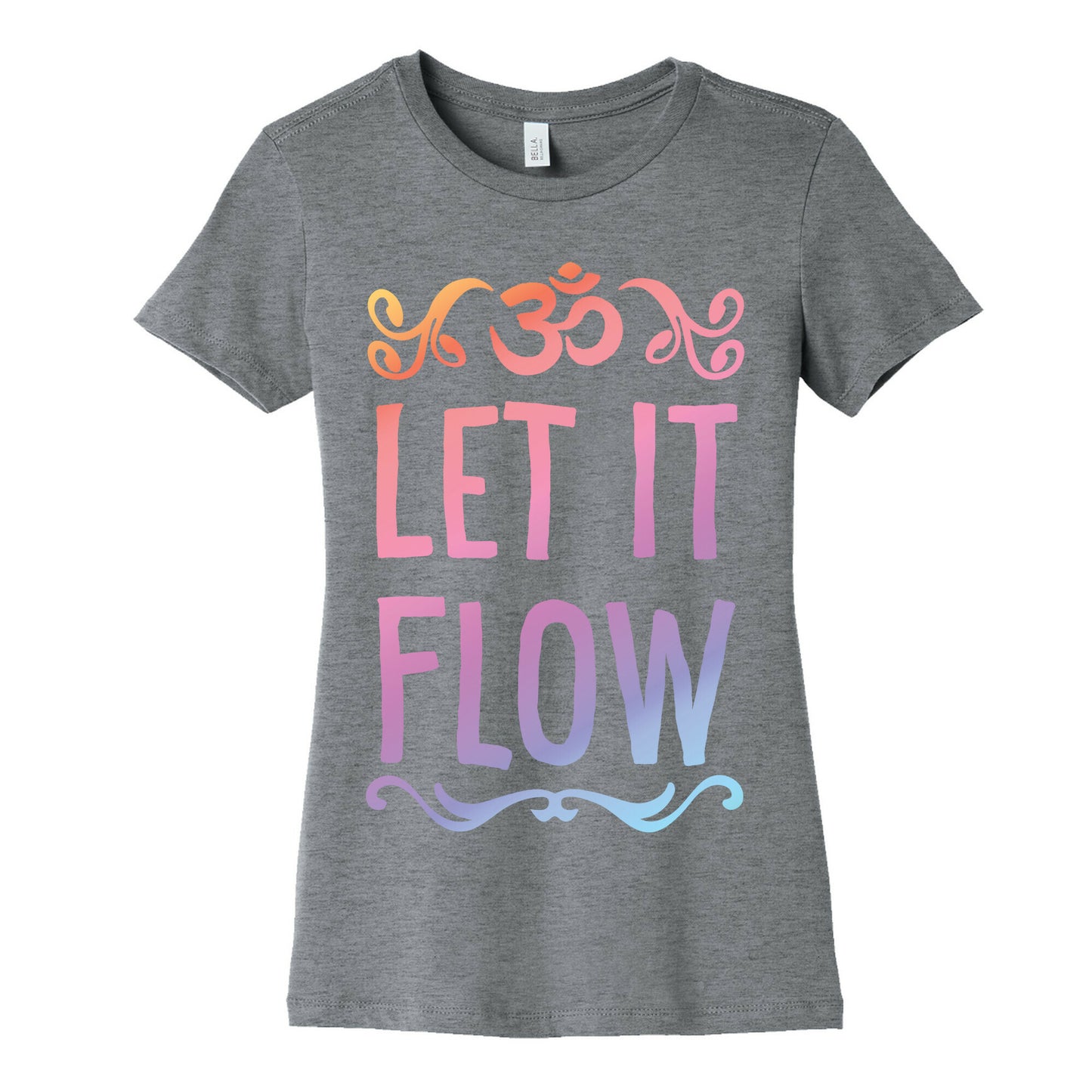 Let It Flow Yoga Women's Cotton Tee