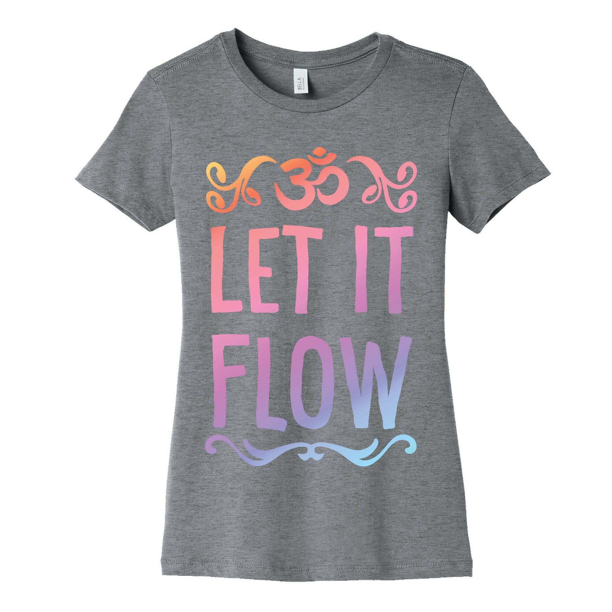Let It Flow Yoga Women's Cotton Tee