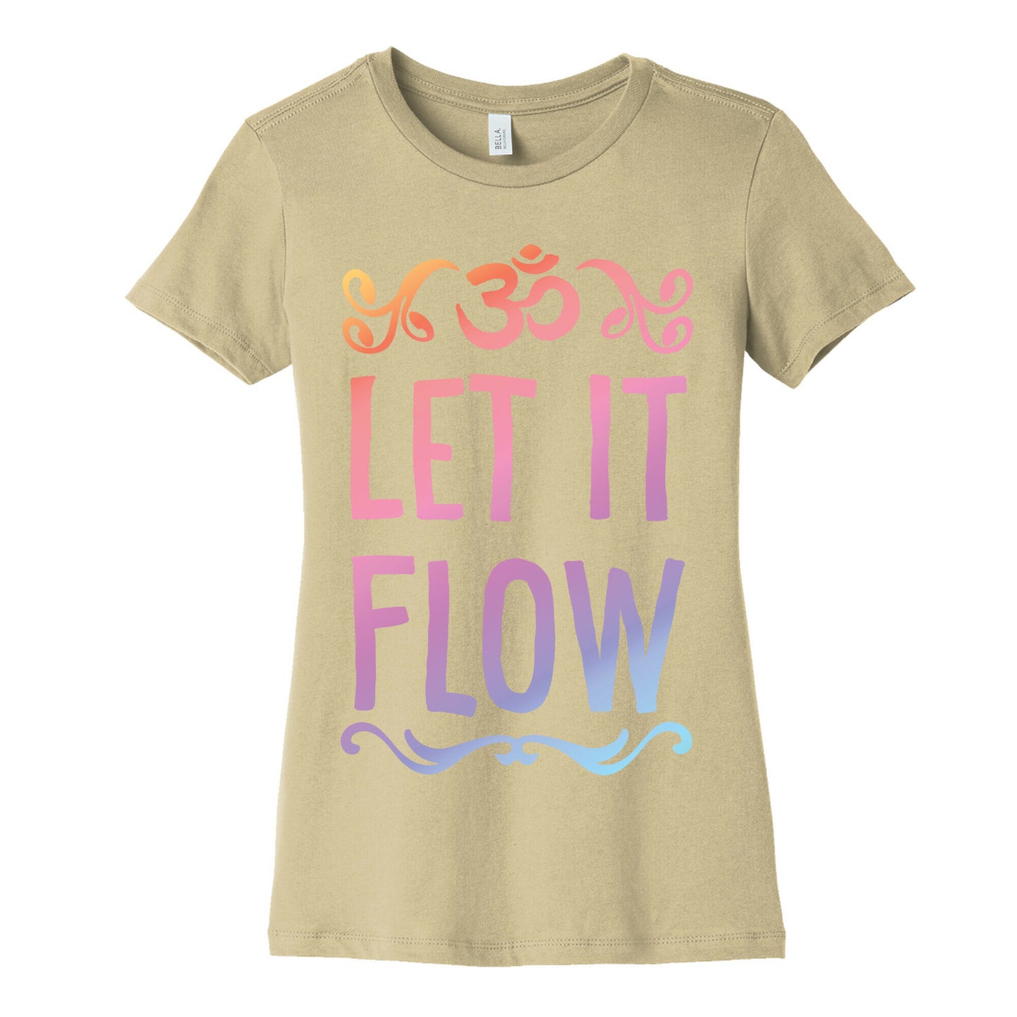 Let It Flow Yoga Women's Cotton Tee