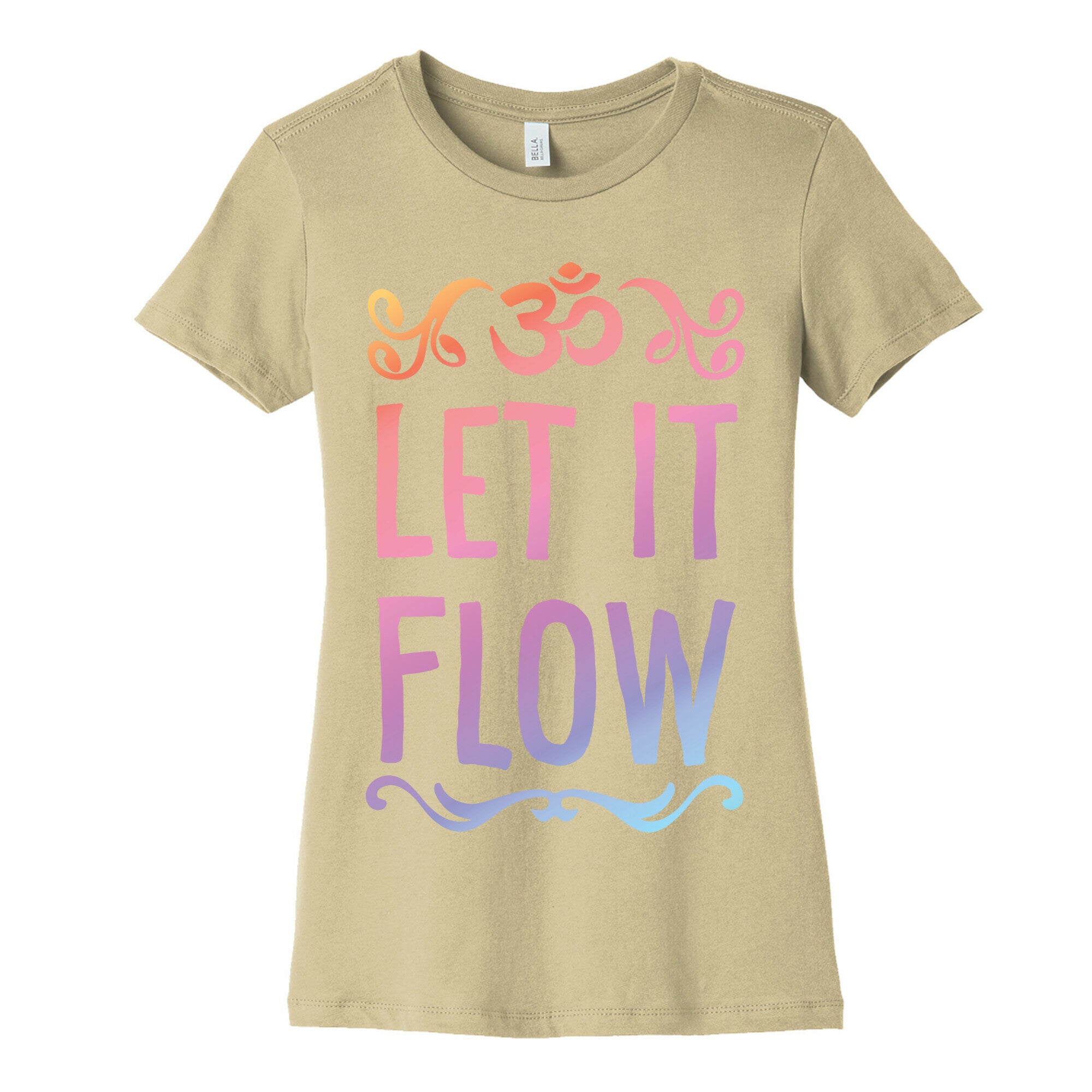 Let It Flow Yoga Women's Cotton Tee