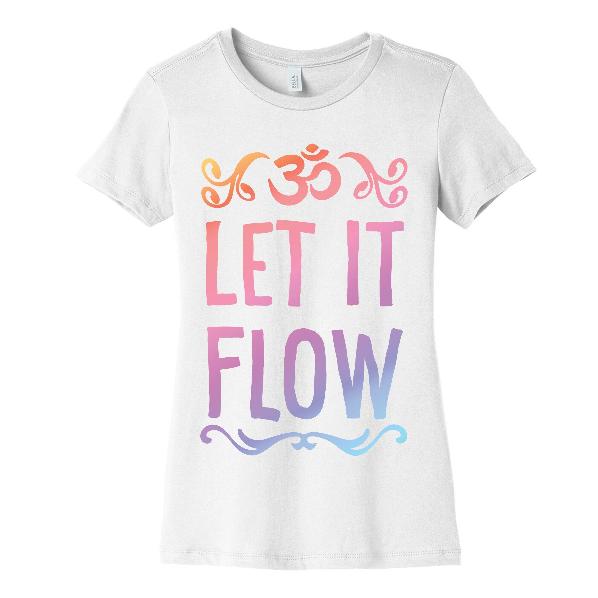 Let It Flow Yoga Women's Cotton Tee