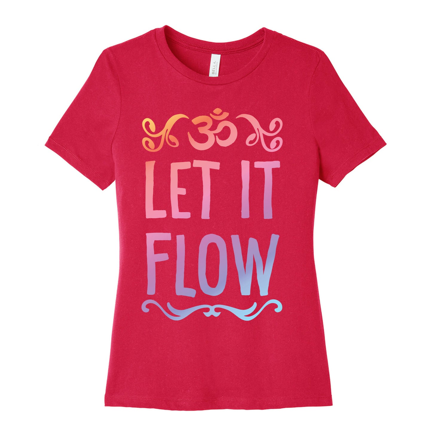 Let It Flow Yoga Women's Cotton Tee