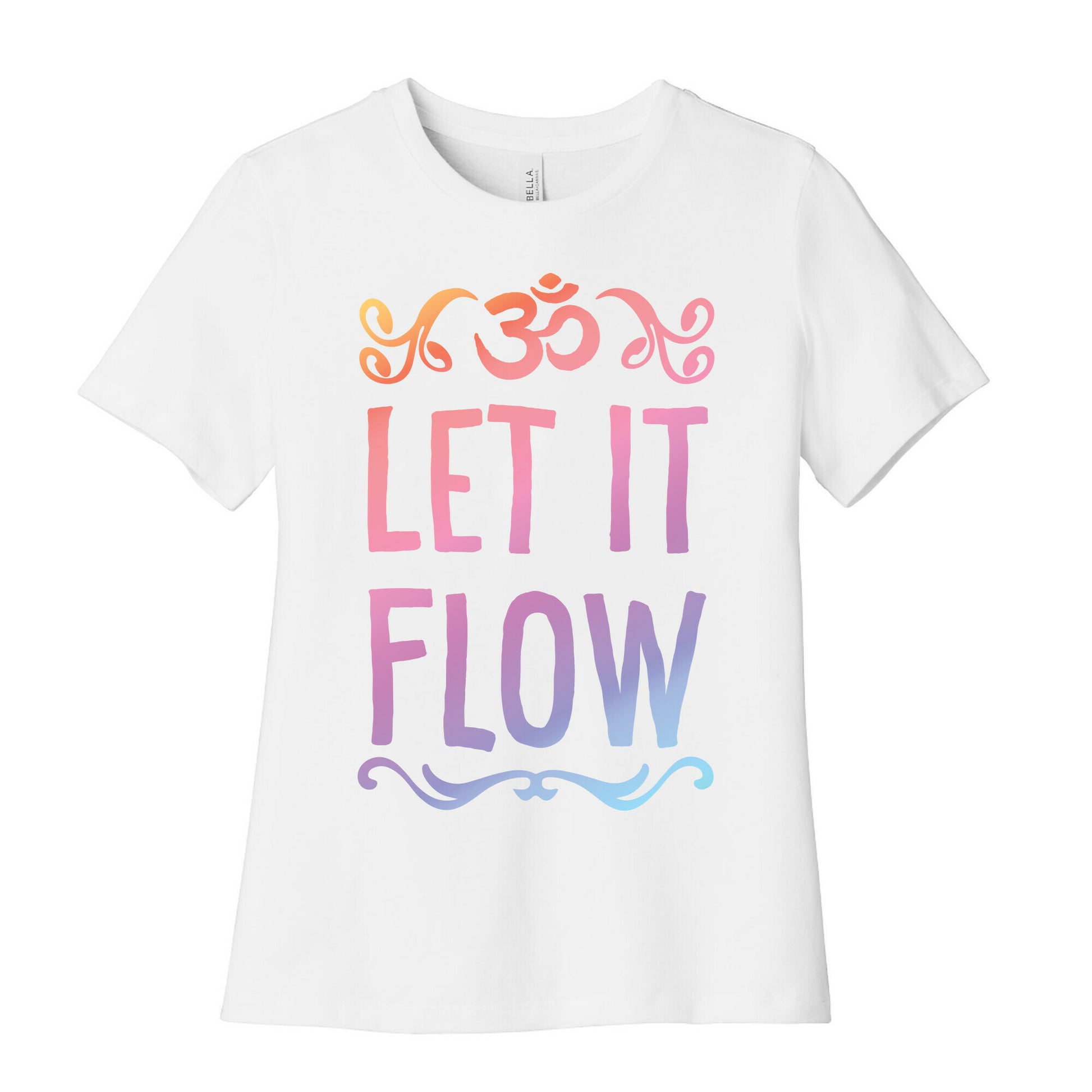 Let It Flow Yoga Women's Cotton Tee