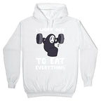 I Work Out to Eat Everything - No Face Hoodie