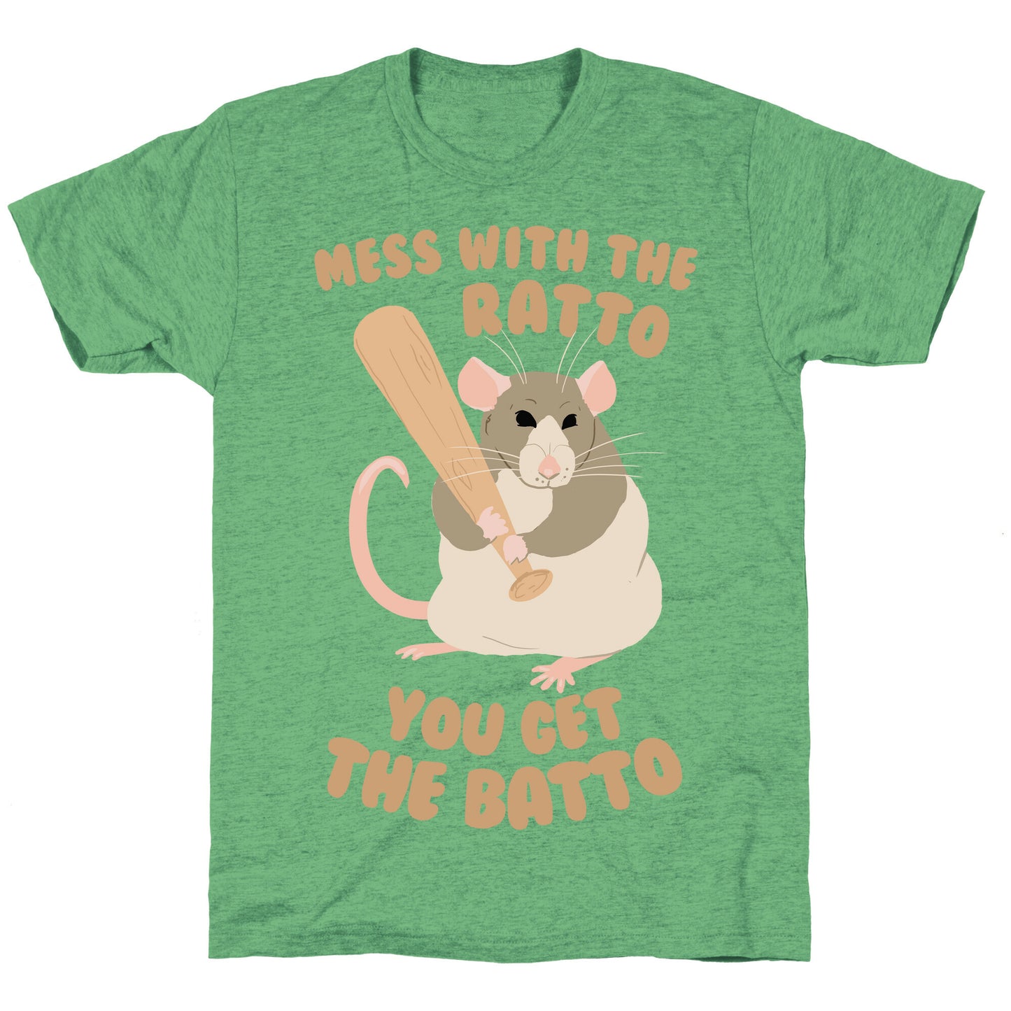 Mess With The Ratto, You Get The Batto Unisex Triblend Tee