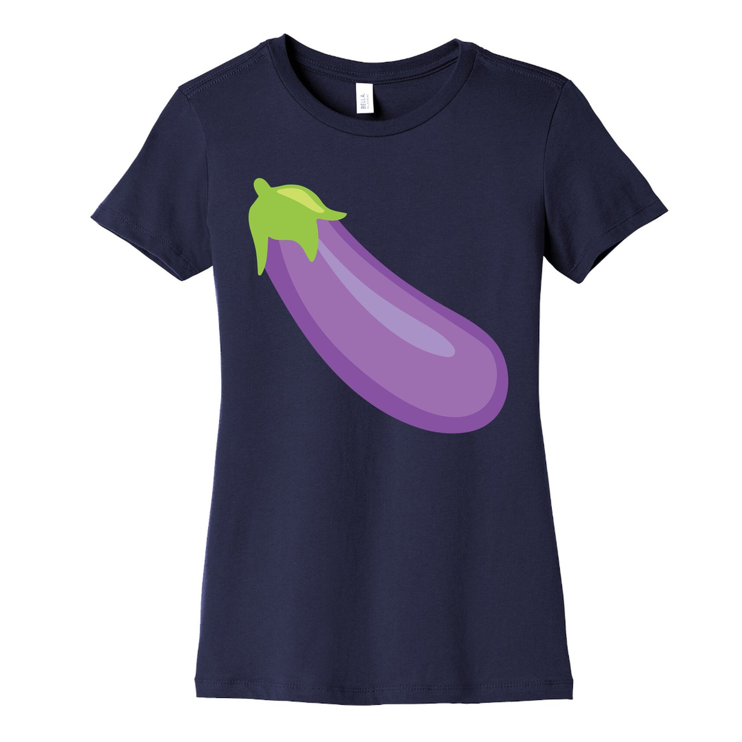 Eggplant/Peach Pair (Eggplant) Women's Cotton Tee