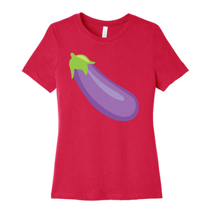 Eggplant/Peach Pair (Eggplant) Women's Cotton Tee