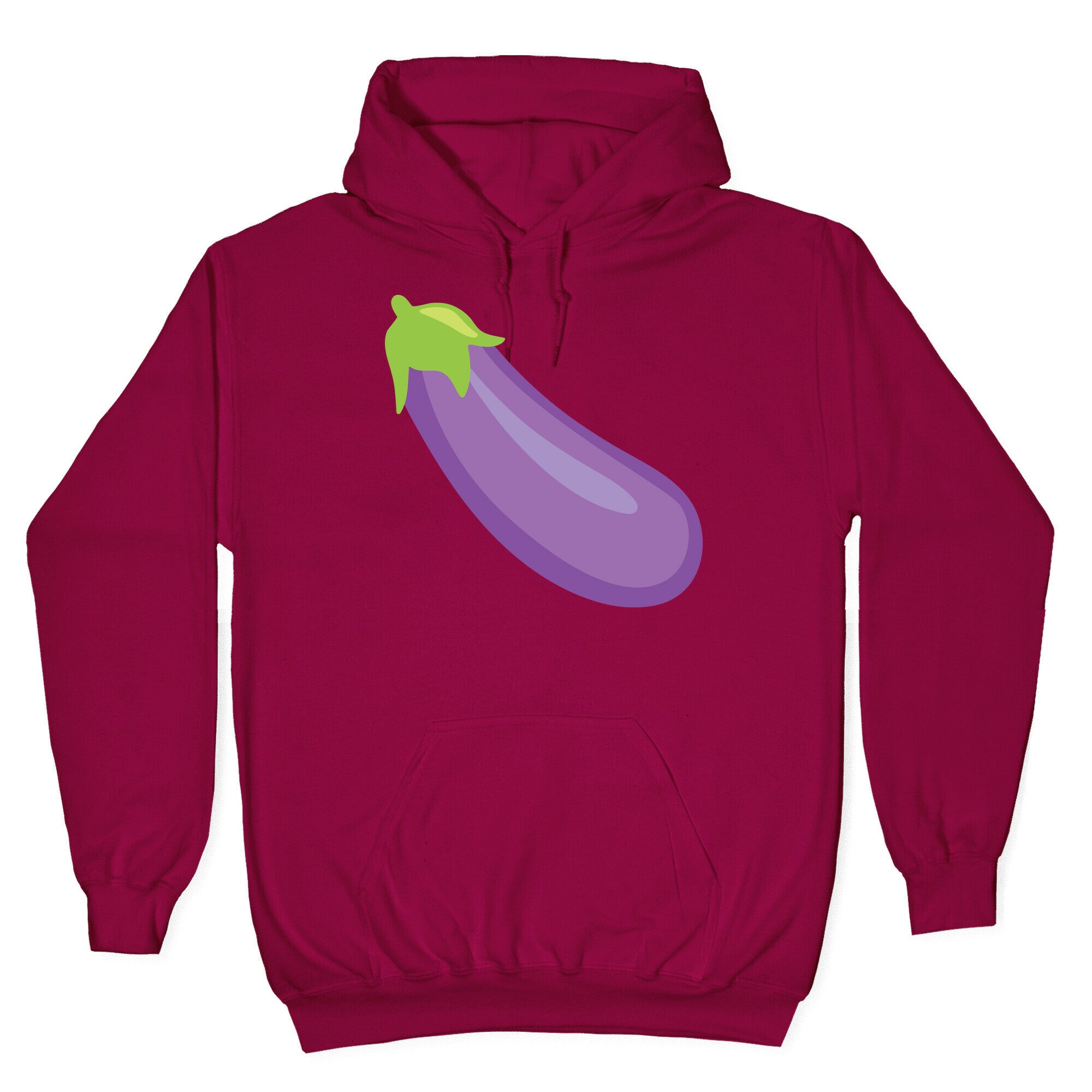 Eggplant/Peach Pair (Eggplant) Hoodie