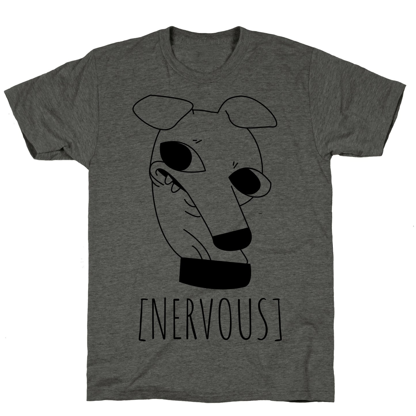 Nervous Dog Unisex Triblend Tee