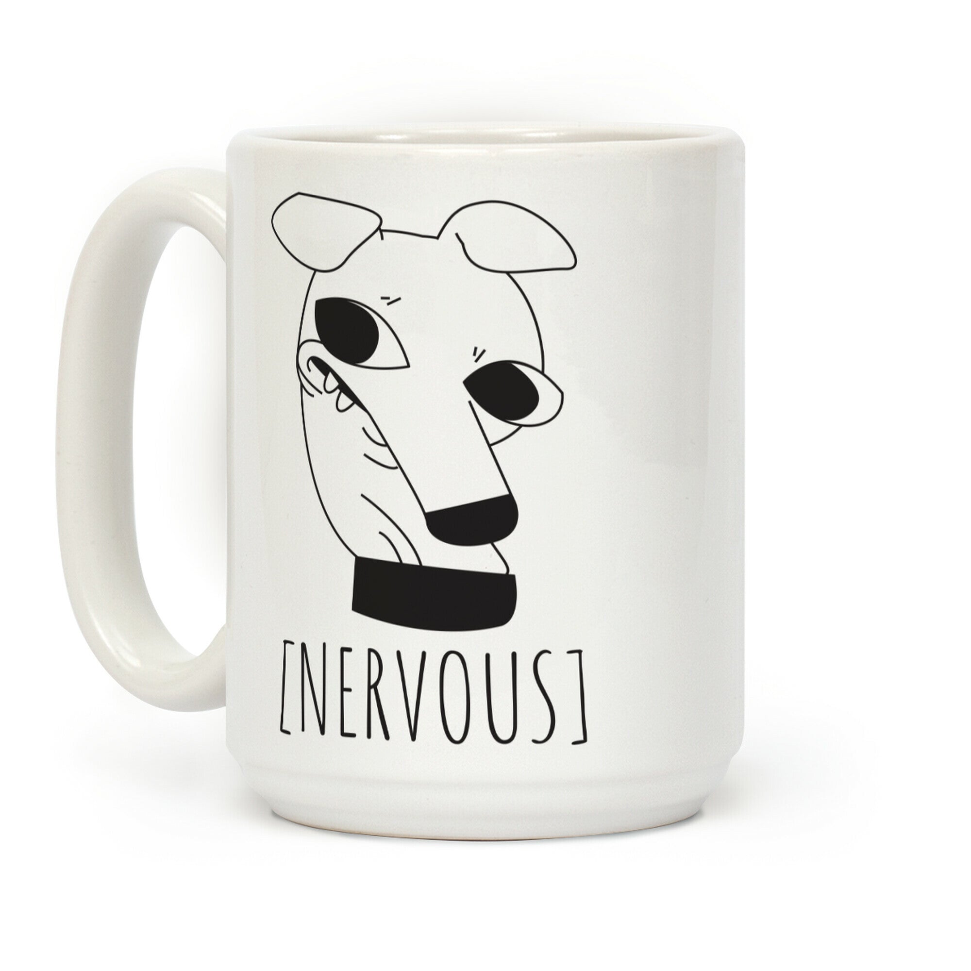 Nervous Dog Coffee Mug