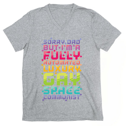 Fully Automated Luxury Gay Space Communist V-Neck