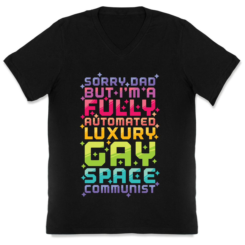 Fully Automated Luxury Gay Space Communist V-Neck