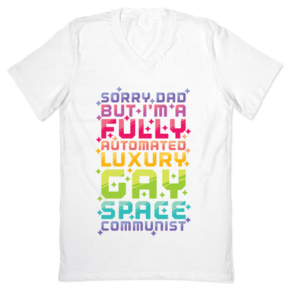 Fully Automated Luxury Gay Space Communist V-Neck