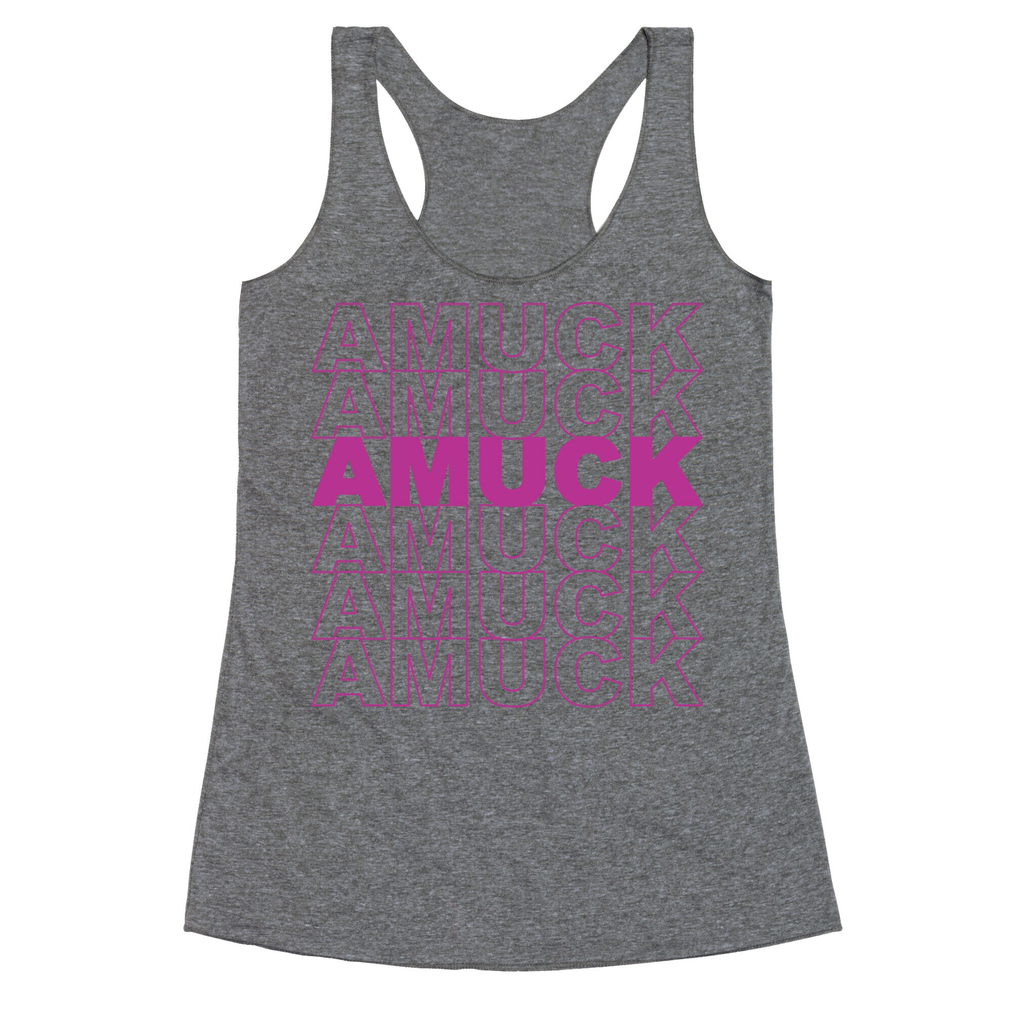 Amuck Amuck Amuck Thank You Hocus Pocus Parody Racerback Tank