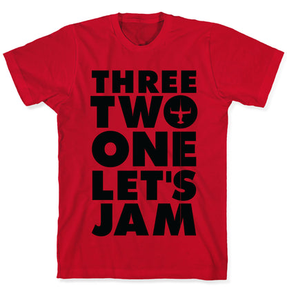 Three Two One Let's Jam Cowboy Bebop T-Shirt