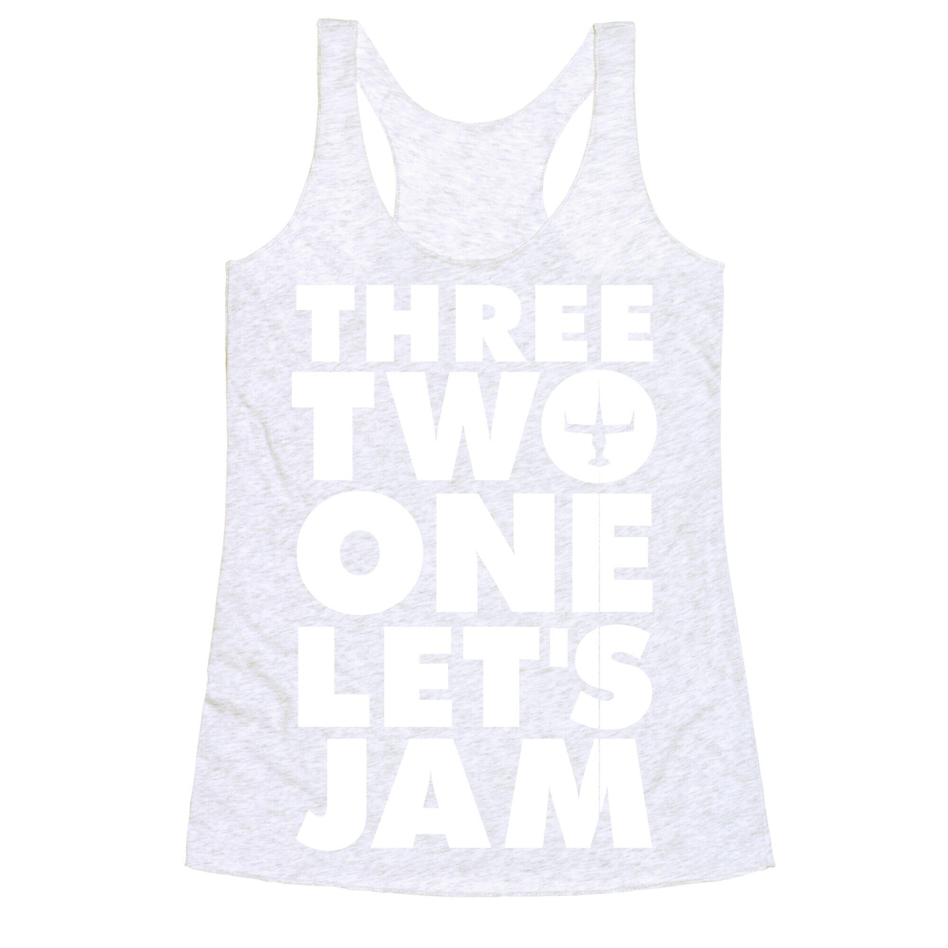 Three Two One Let's Jam Cowboy Bebop Racerback Tank