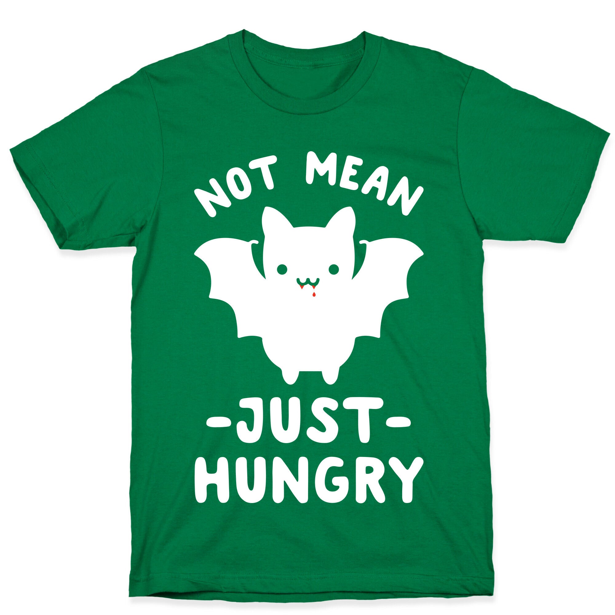 Not Mean Just Hungry Bat T-Shirt