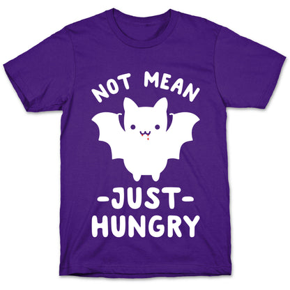 Not Mean Just Hungry Bat T-Shirt