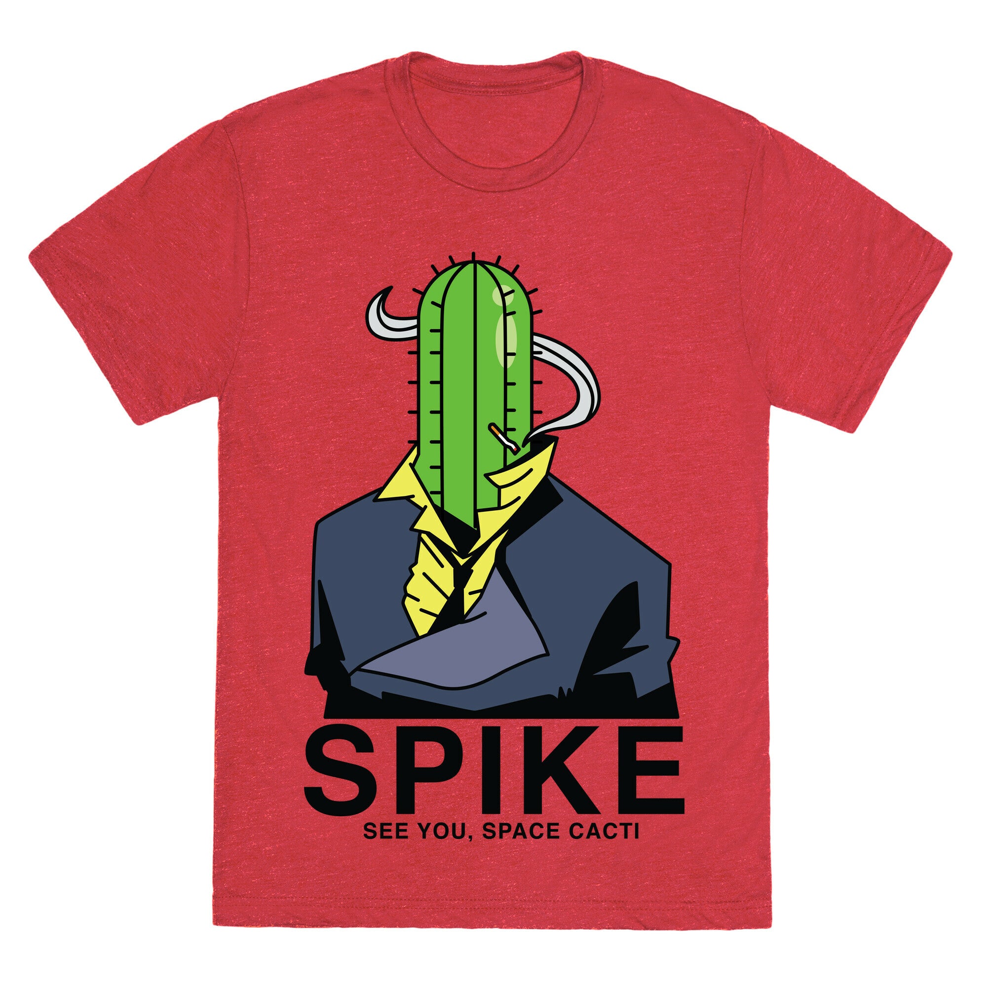 Spike Cactus Cowboy Bebop Unisex Triblend Tee