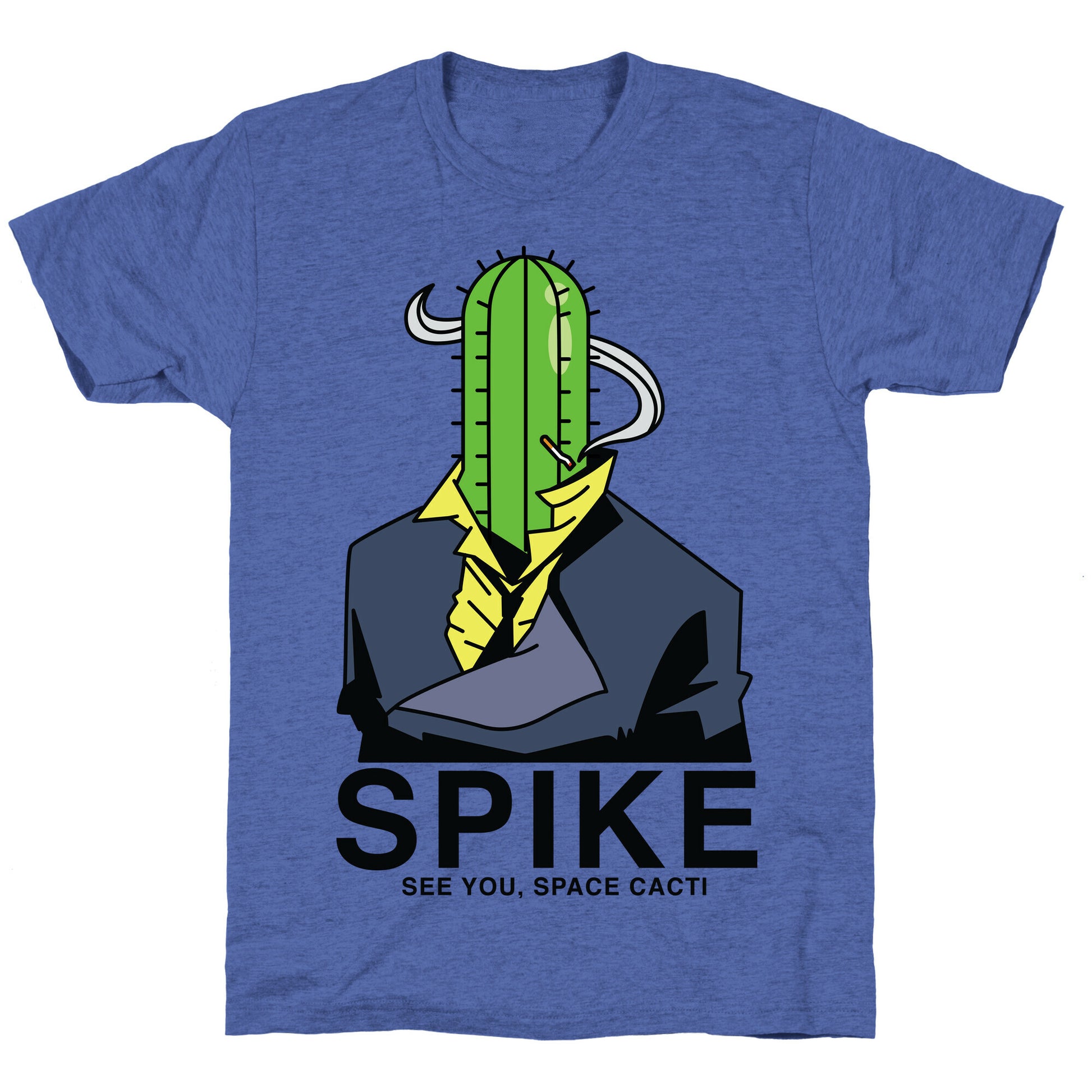 Spike Cactus Cowboy Bebop Unisex Triblend Tee