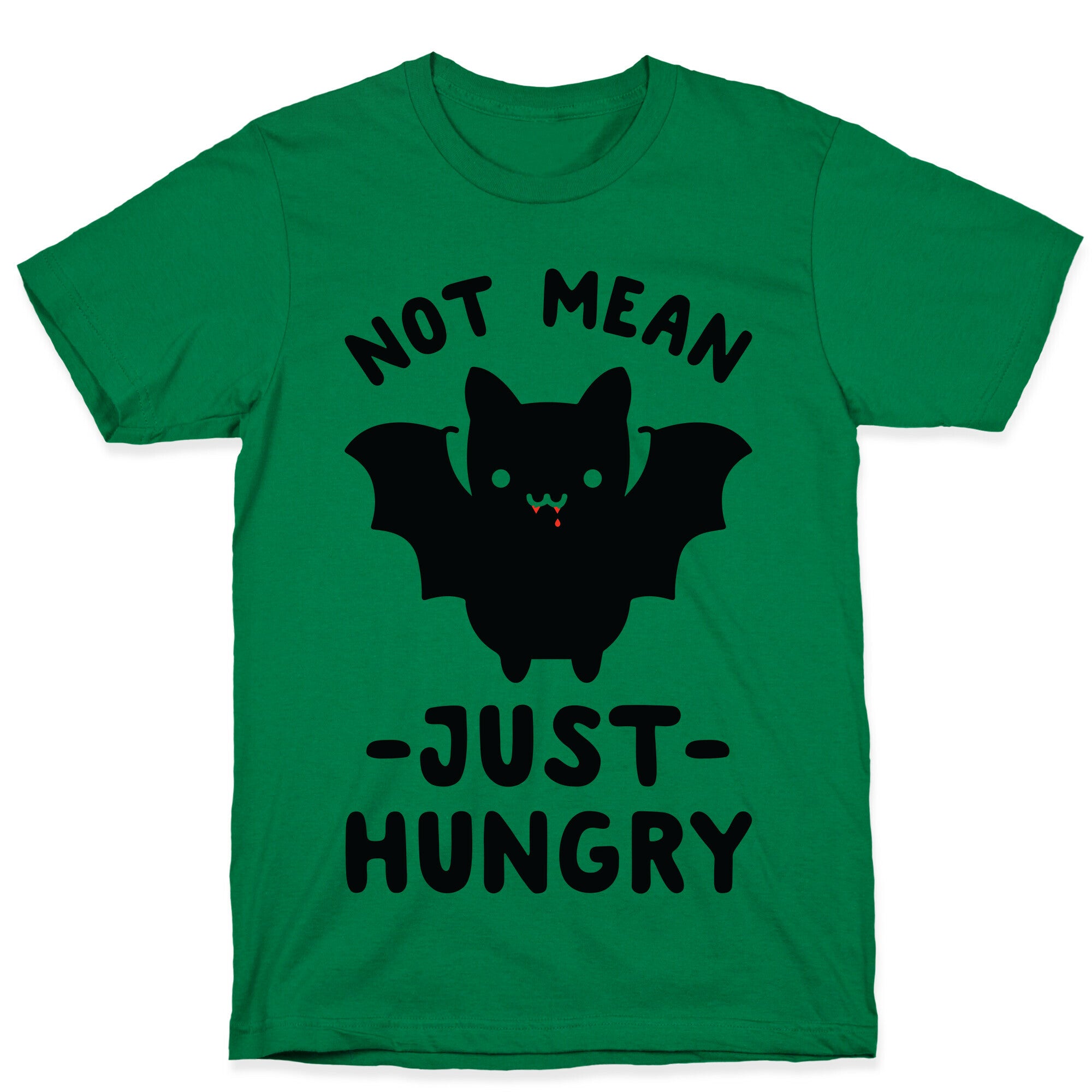 Not Mean Just Hungry Bat T-Shirt