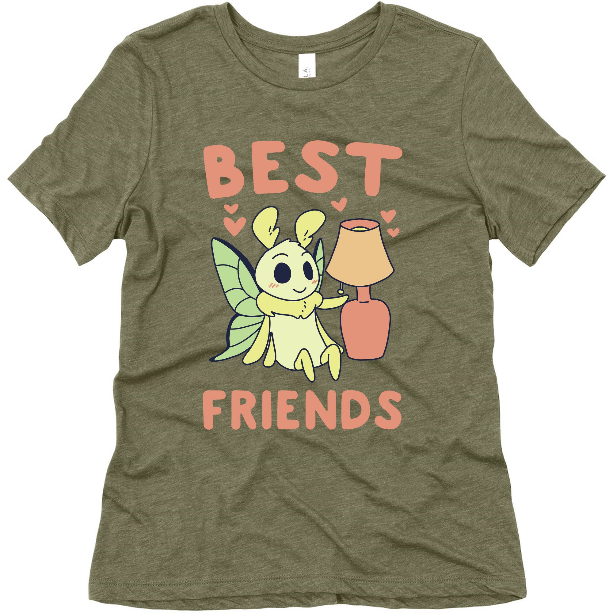 Best Friends - Moth and Lamp  Women's Triblend Tee