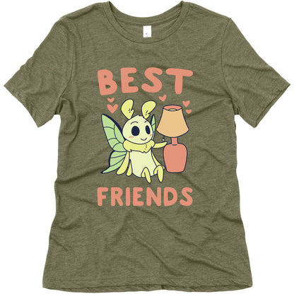 Best Friends - Moth and Lamp  Women's Triblend Tee