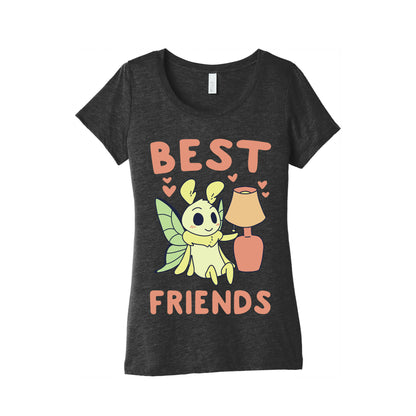 Best Friends - Moth and Lamp  Women's Triblend Tee