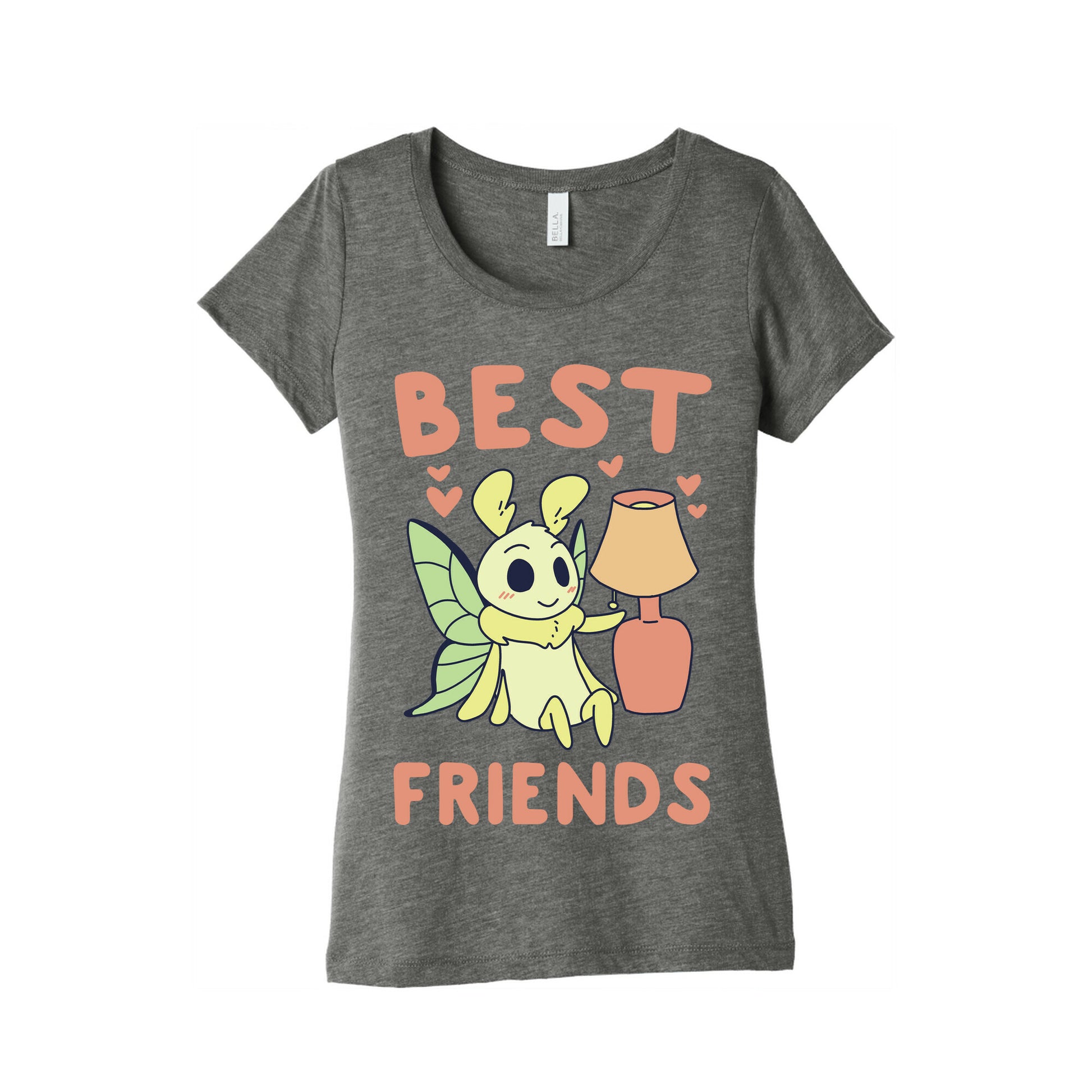 Best Friends - Moth and Lamp  Women's Triblend Tee