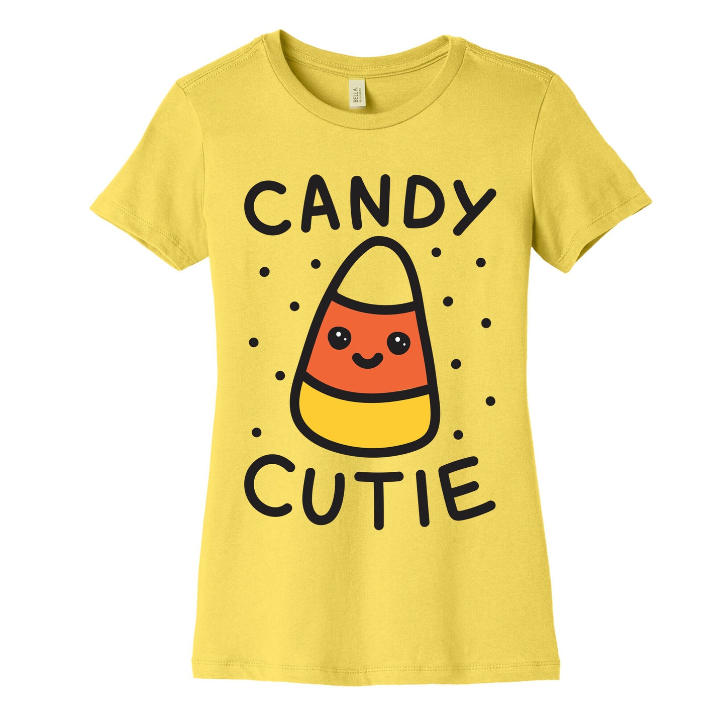 Candy Cutie Candy Corn Women's Cotton Tee