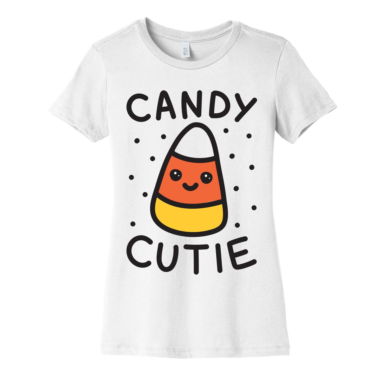 Candy Cutie Candy Corn Women's Cotton Tee