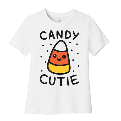 Candy Cutie Candy Corn Women's Cotton Tee