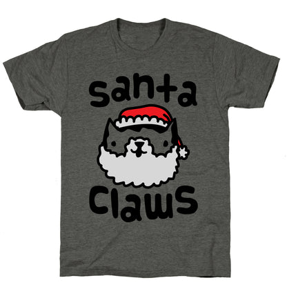 Santa Claws Unisex Triblend Tee