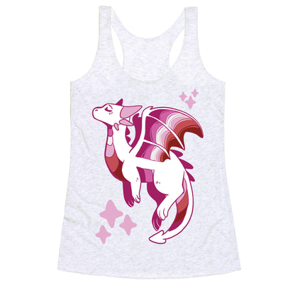 Lesbian Pride Dragon Racerback Tank