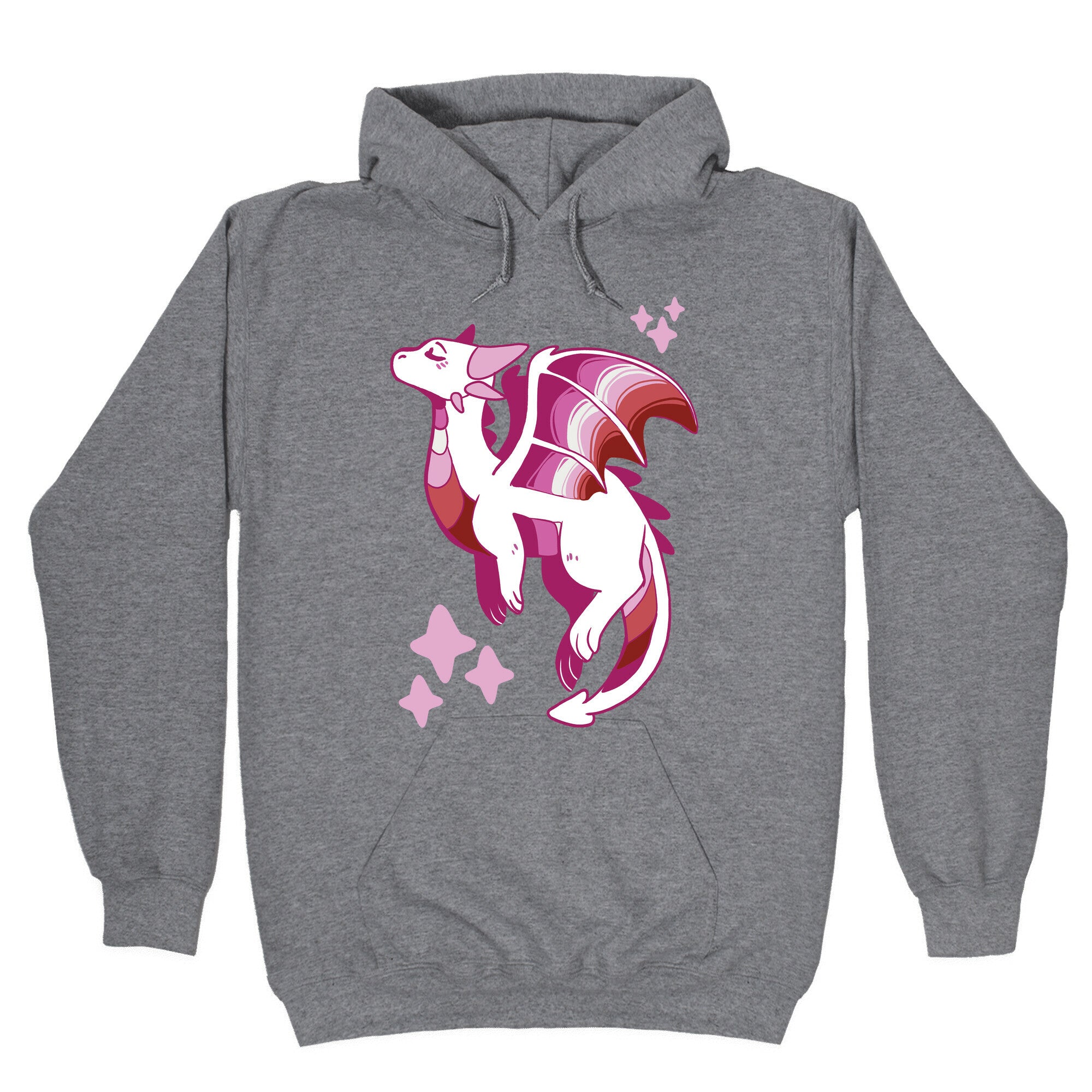 Lesbian Pride Dragon Hoodie