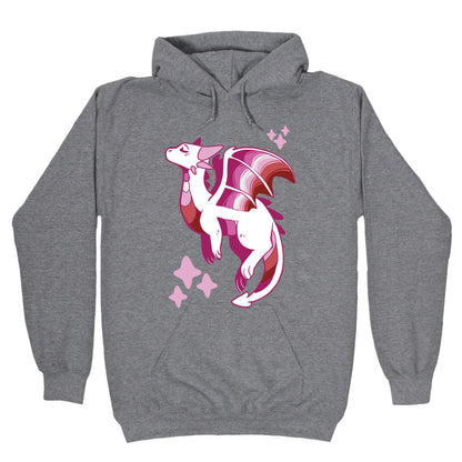 Lesbian Pride Dragon Hoodie