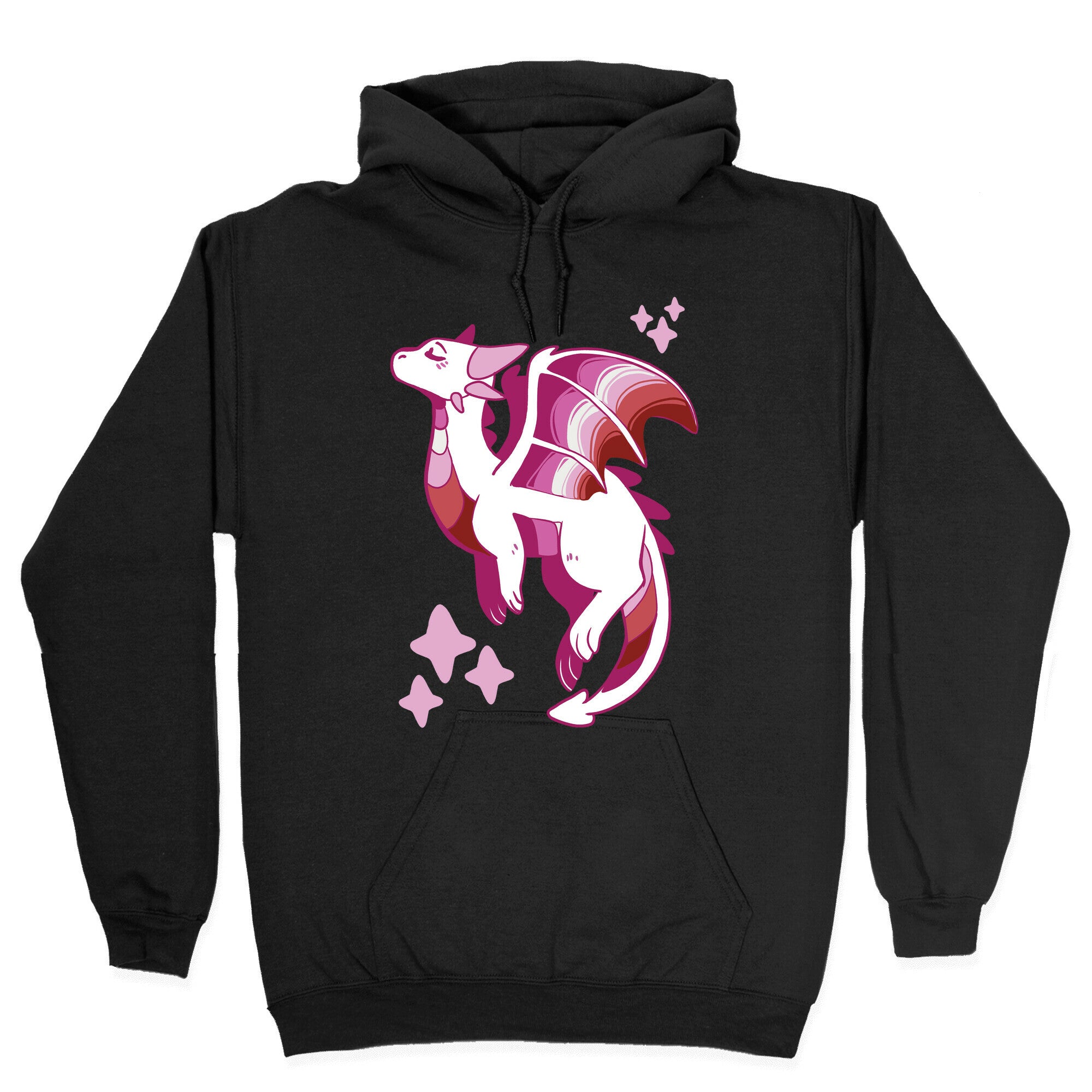 Lesbian Pride Dragon Hoodie