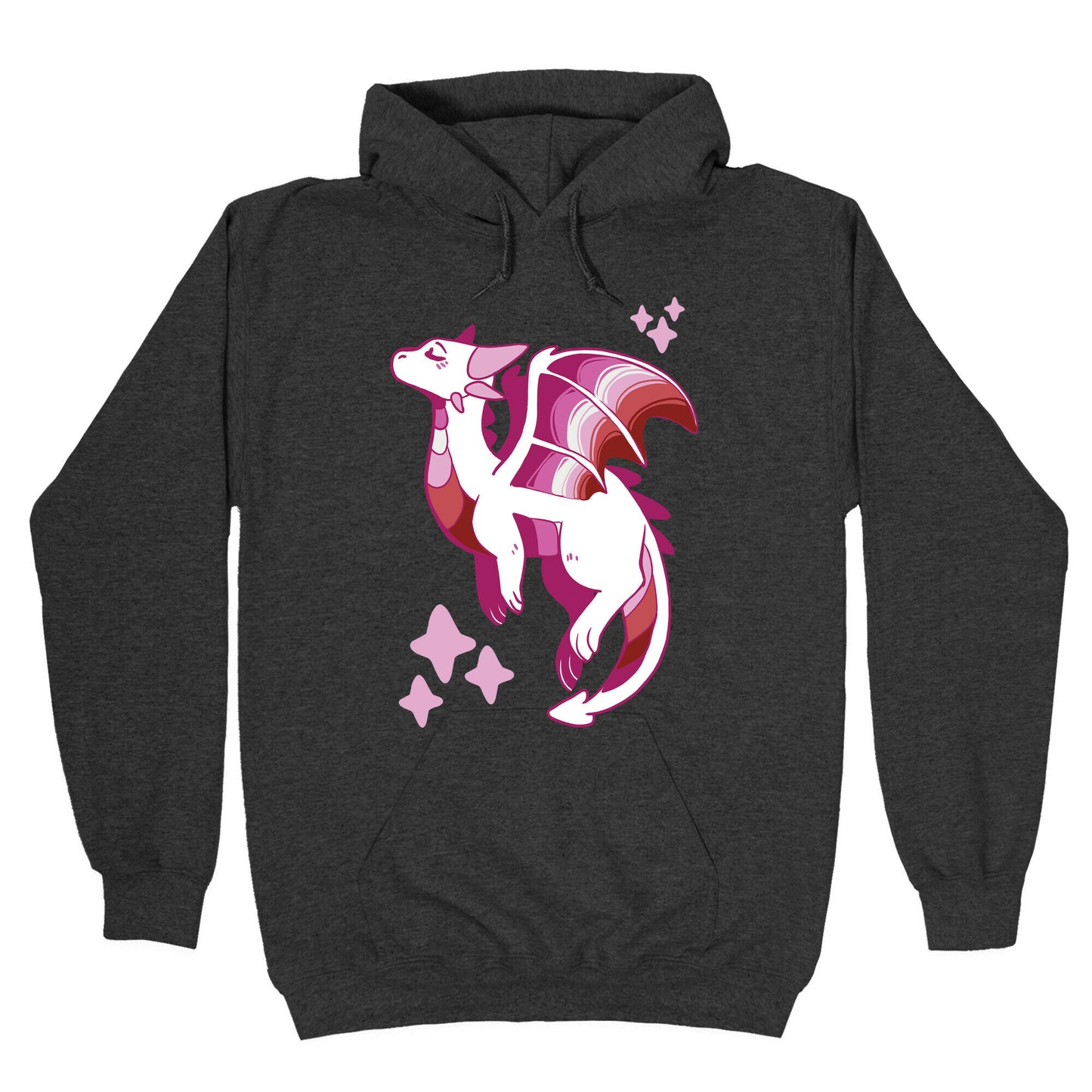 Lesbian Pride Dragon Hoodie