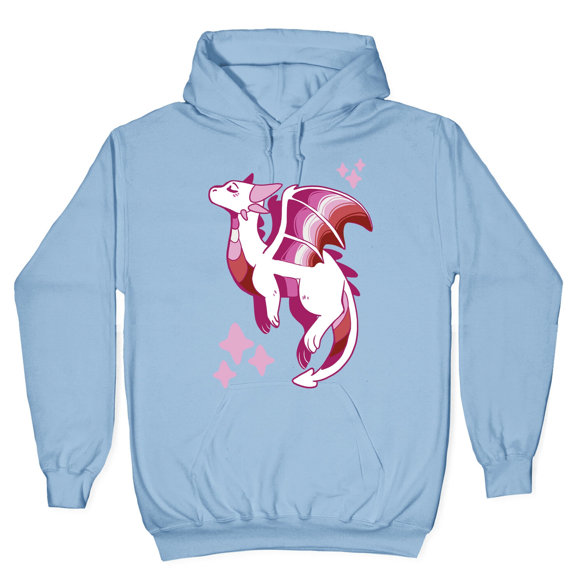 Lesbian Pride Dragon Hoodie