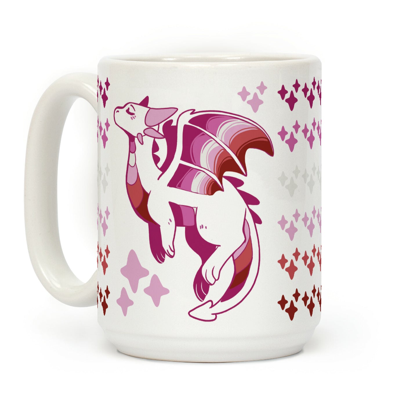 Lesbian Pride Dragon Coffee Mug