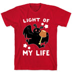 Light of my Life - Mothman and Lamp T-Shirt