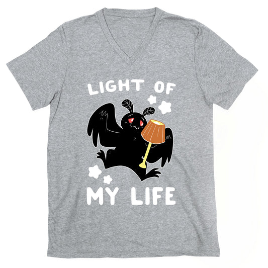 Light of my Life - Mothman and Lamp V-Neck