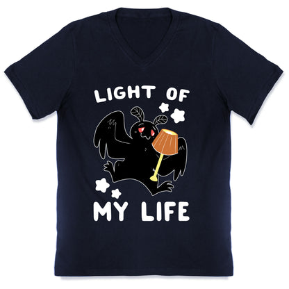 Light of my Life - Mothman and Lamp V-Neck