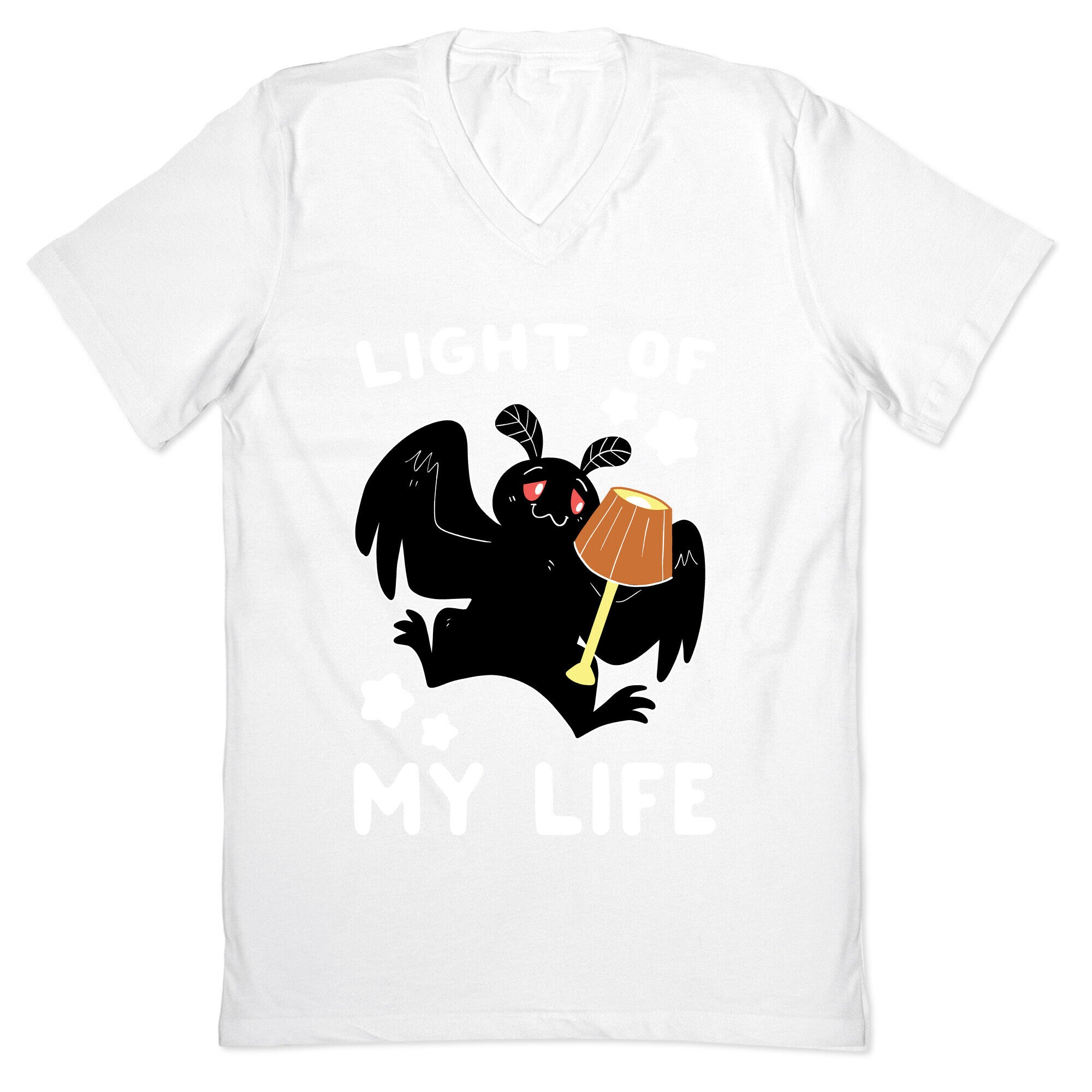 Light of my Life - Mothman and Lamp V-Neck